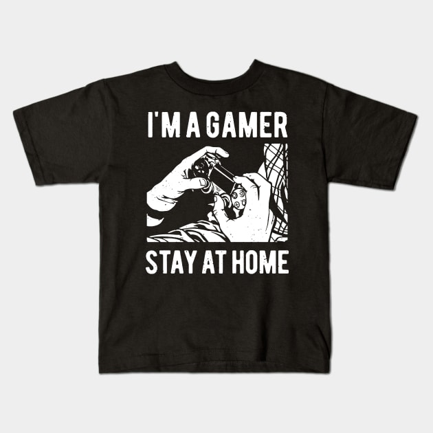 I'm A Gamer Kids T-Shirt by JakeRhodes